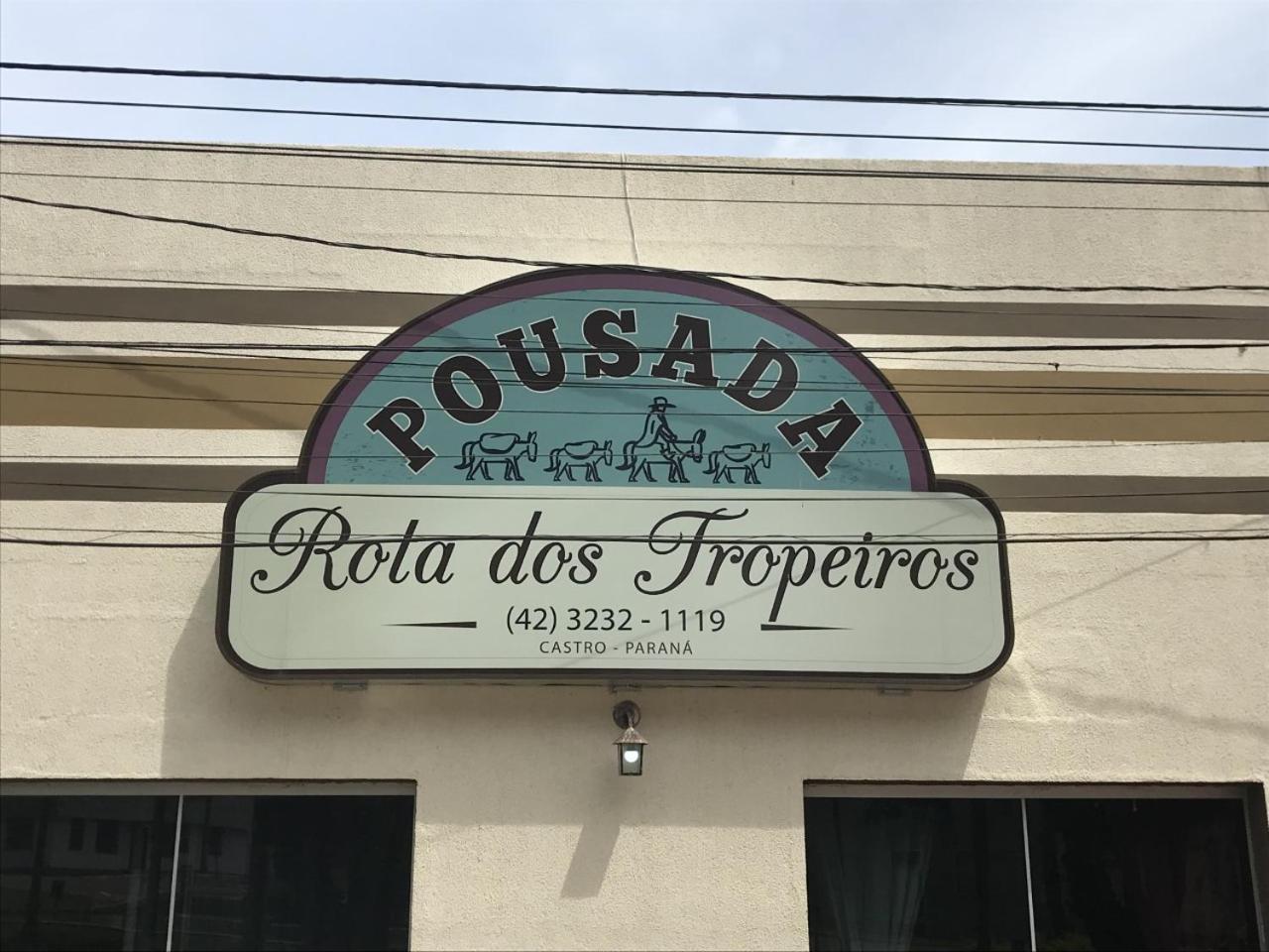 Hotel Rota Dos Tropeiros Castro Bagian luar foto